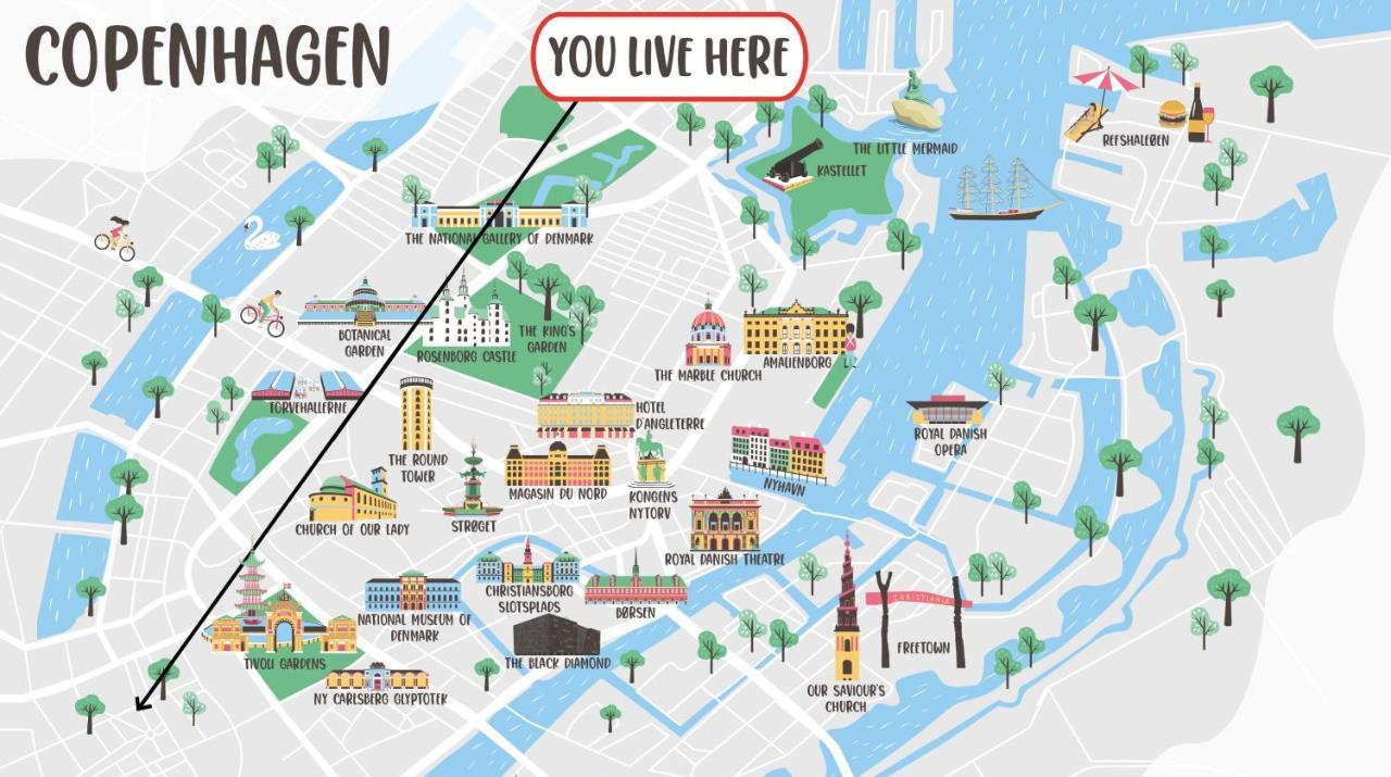 Stylish 5 Person In Vibrant Urban Area * Copenhaga